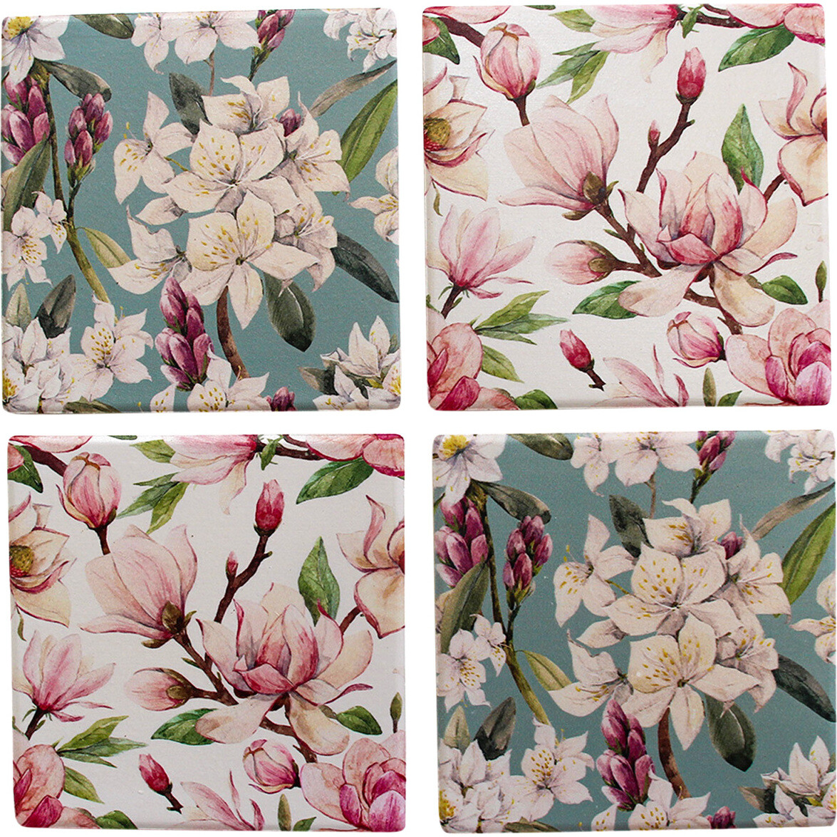 Coasters Magnolia Flowers