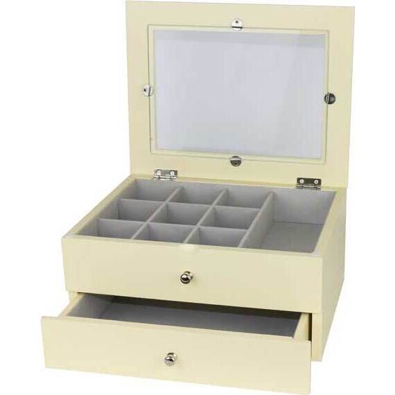 Jewellery Box Med French Cream