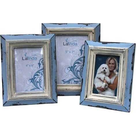 Frame Rustic Blue Sml