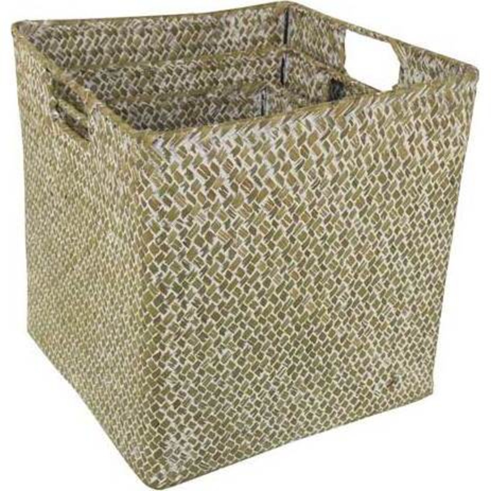 Woven Basket Square S/3