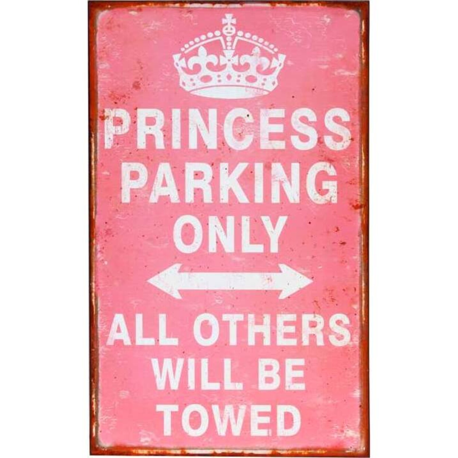 Tin Sign Princess Parking