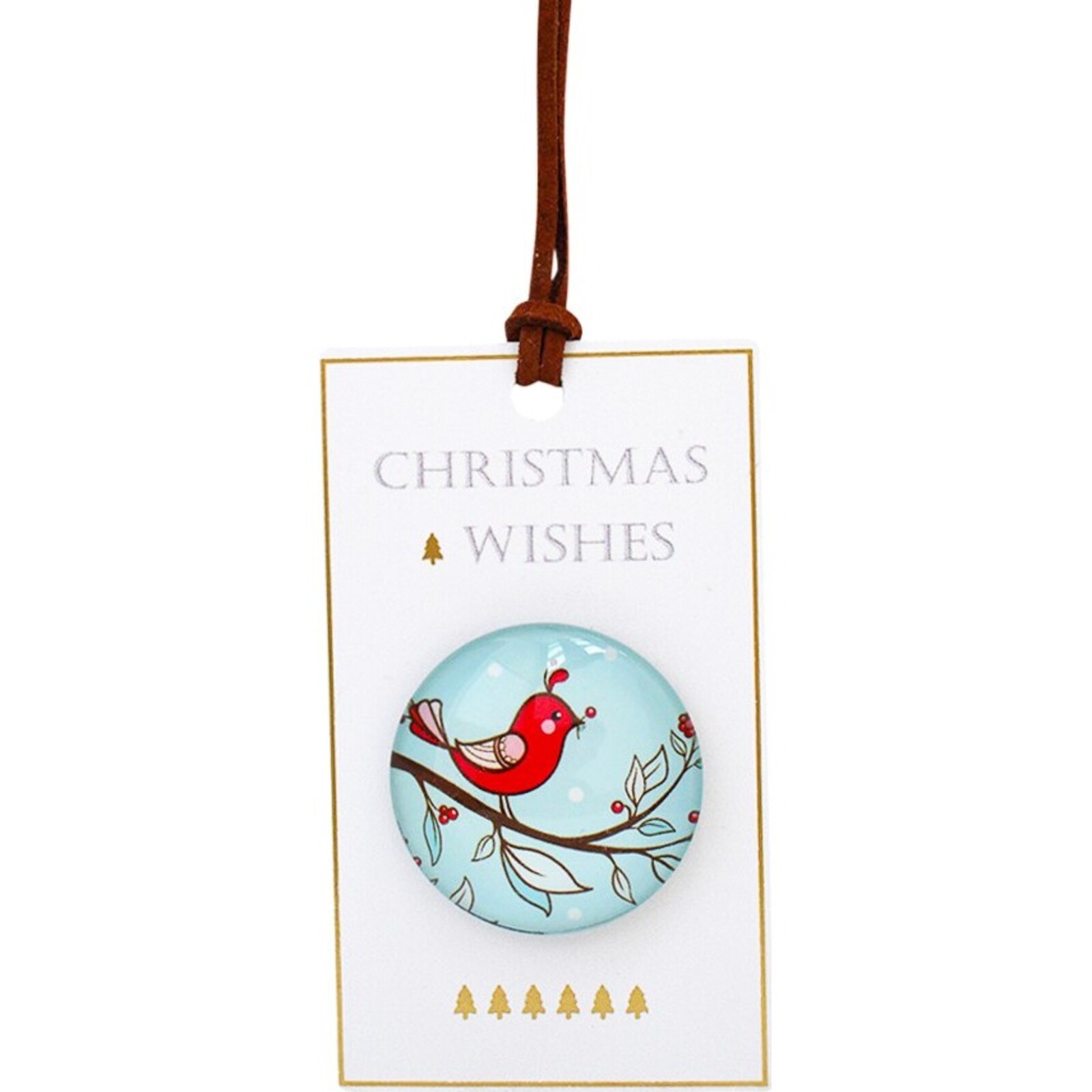 Gift Magnet Christmas Wishes Bird