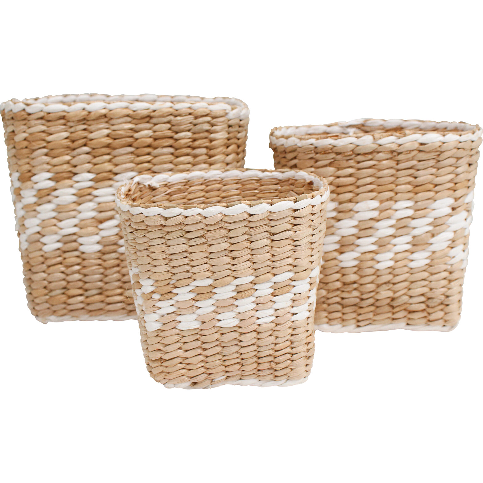 Storage Planter w/Trim S/3