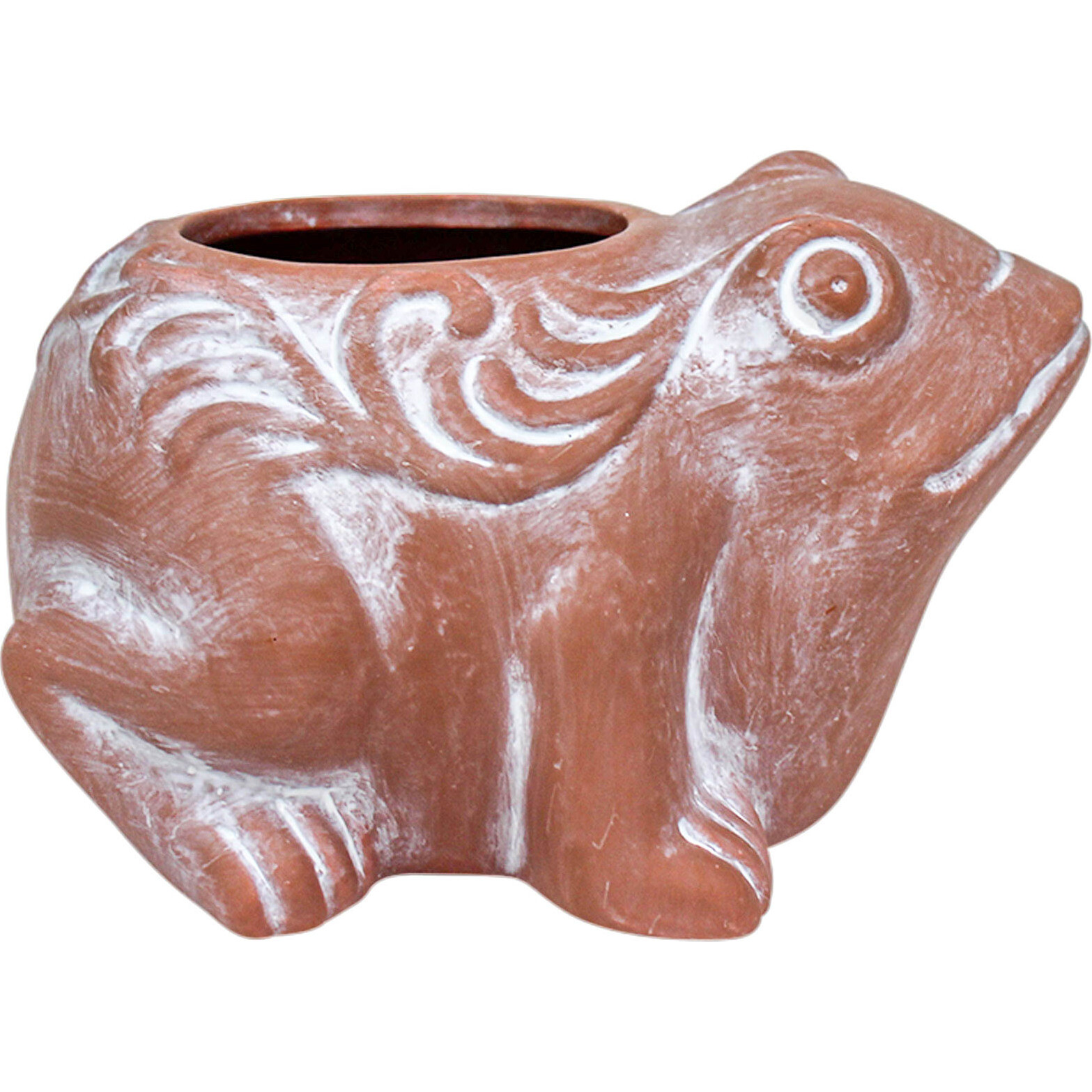 Planter Frog Terracotta