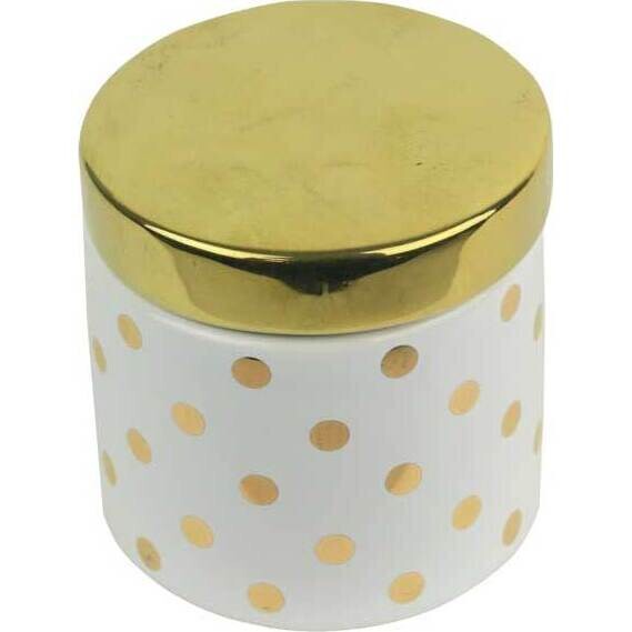 Box Gold Dot Round Small