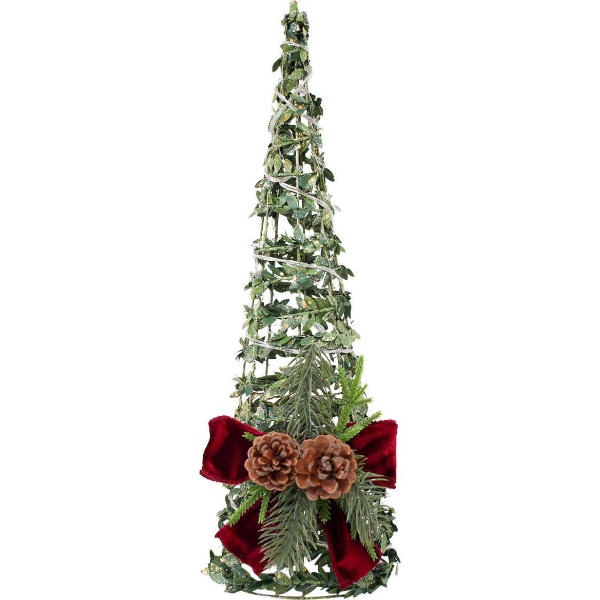 LED Xmas Tree Cone Buxus Sml