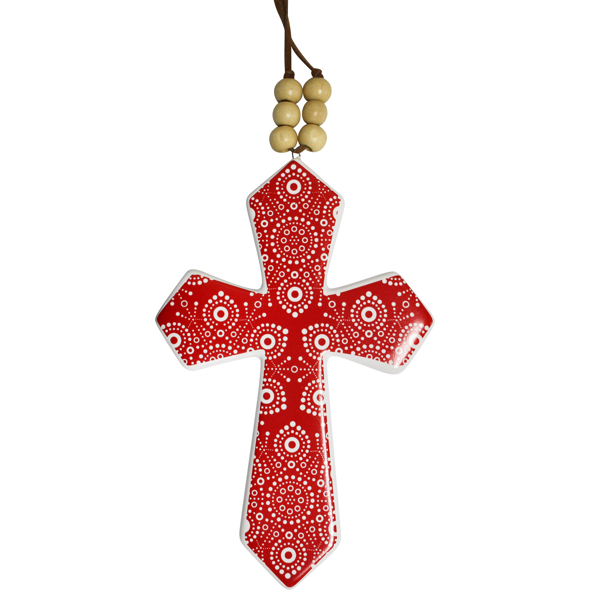 Cross Indigenous Red