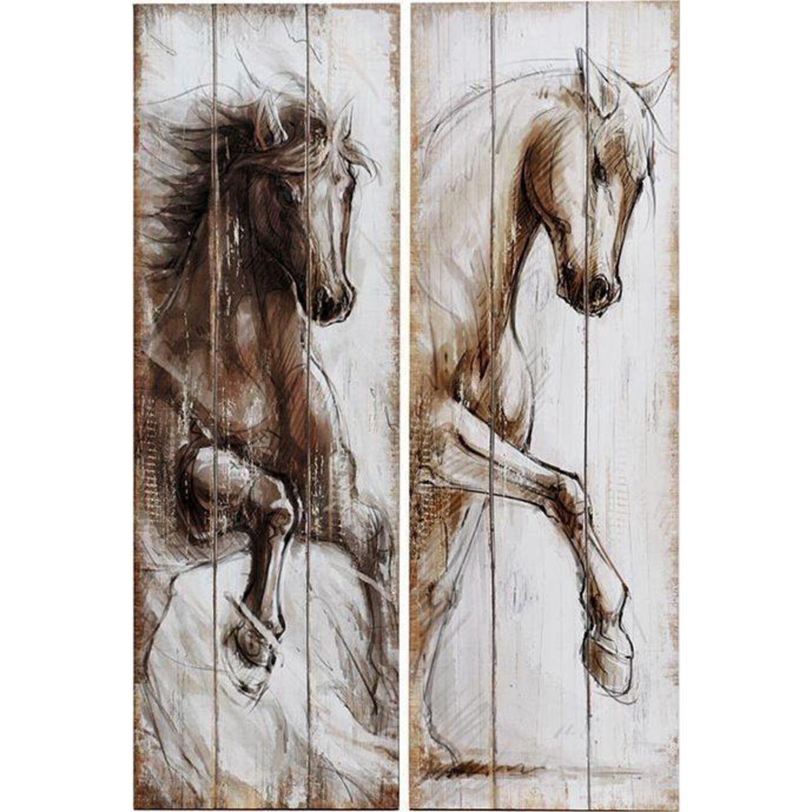 Canvas Galloping Stallions S/2