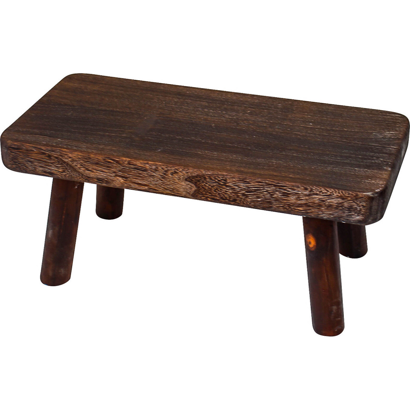 Wood Long Stool Med