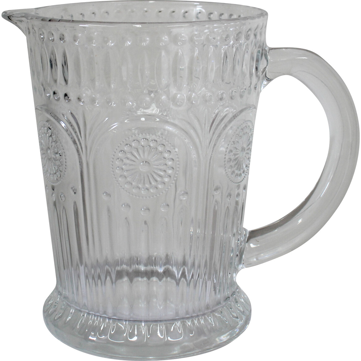 Glass Jug Ribb Dot