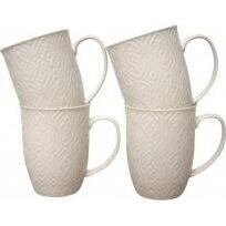 Coffee Mugs Trellis White