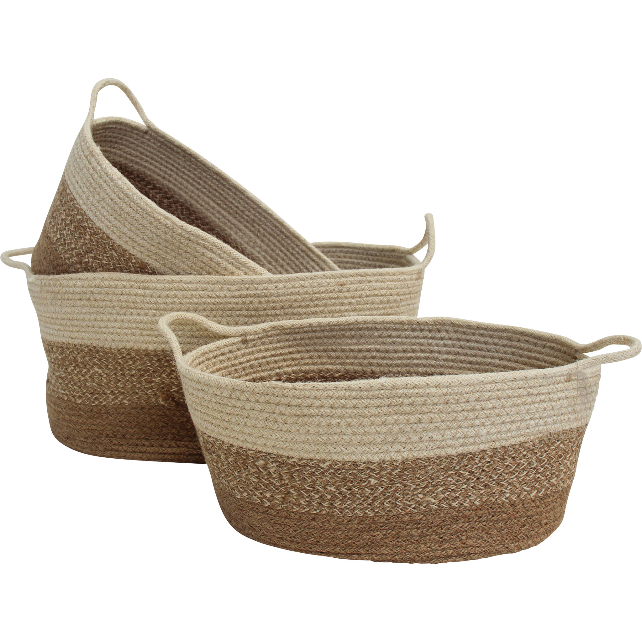 Basket Jute Oval S/3