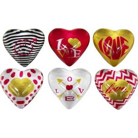 Glass Magnets Heart Love