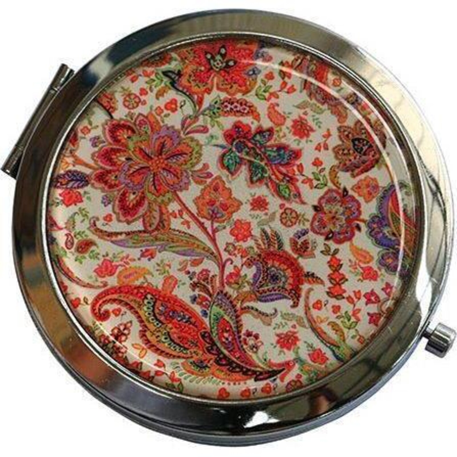 Compact Light Floral Paisley