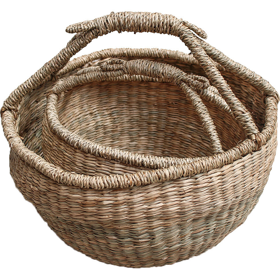 Slouch Basket Nat S/2