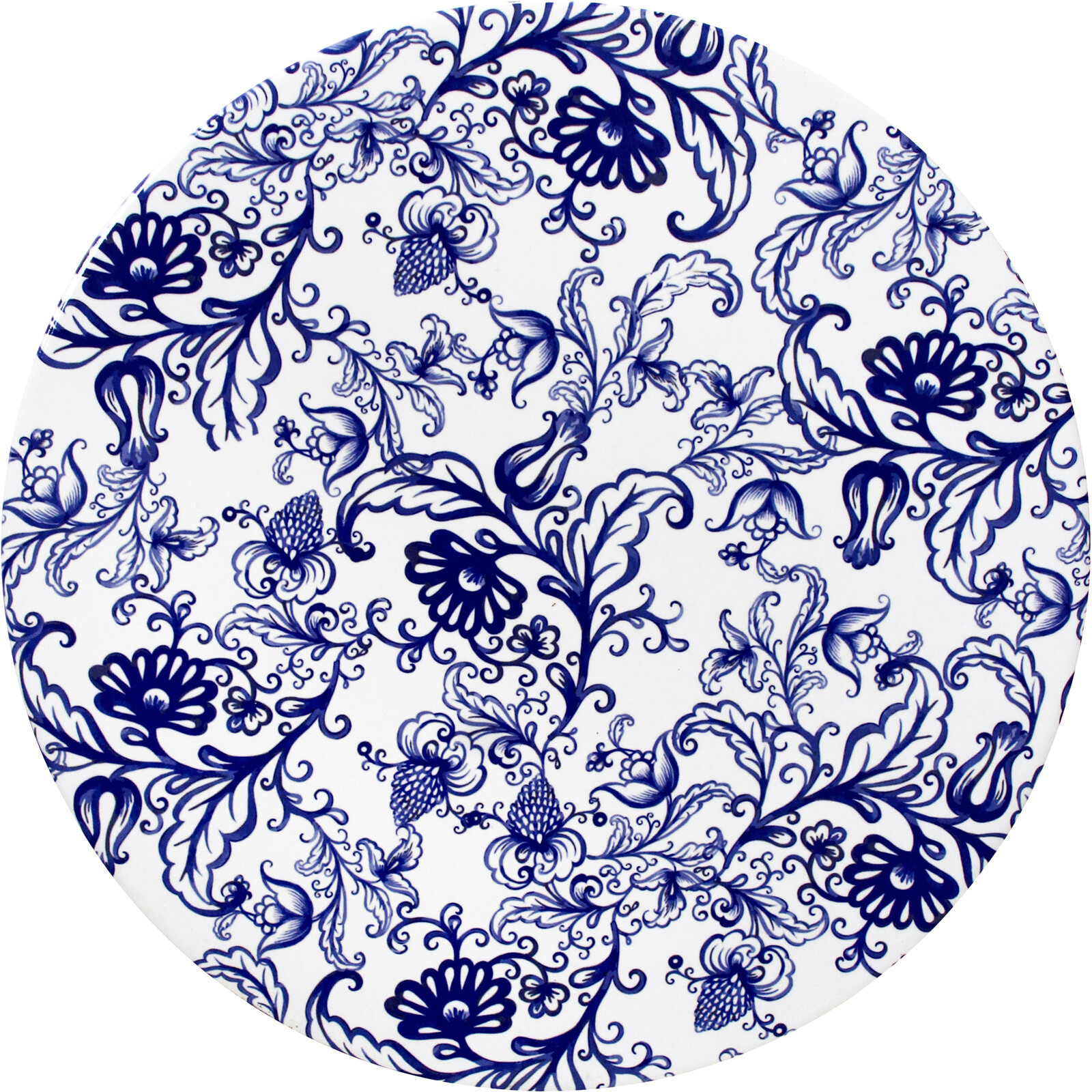 Placemat/ Trivet Blue Floral