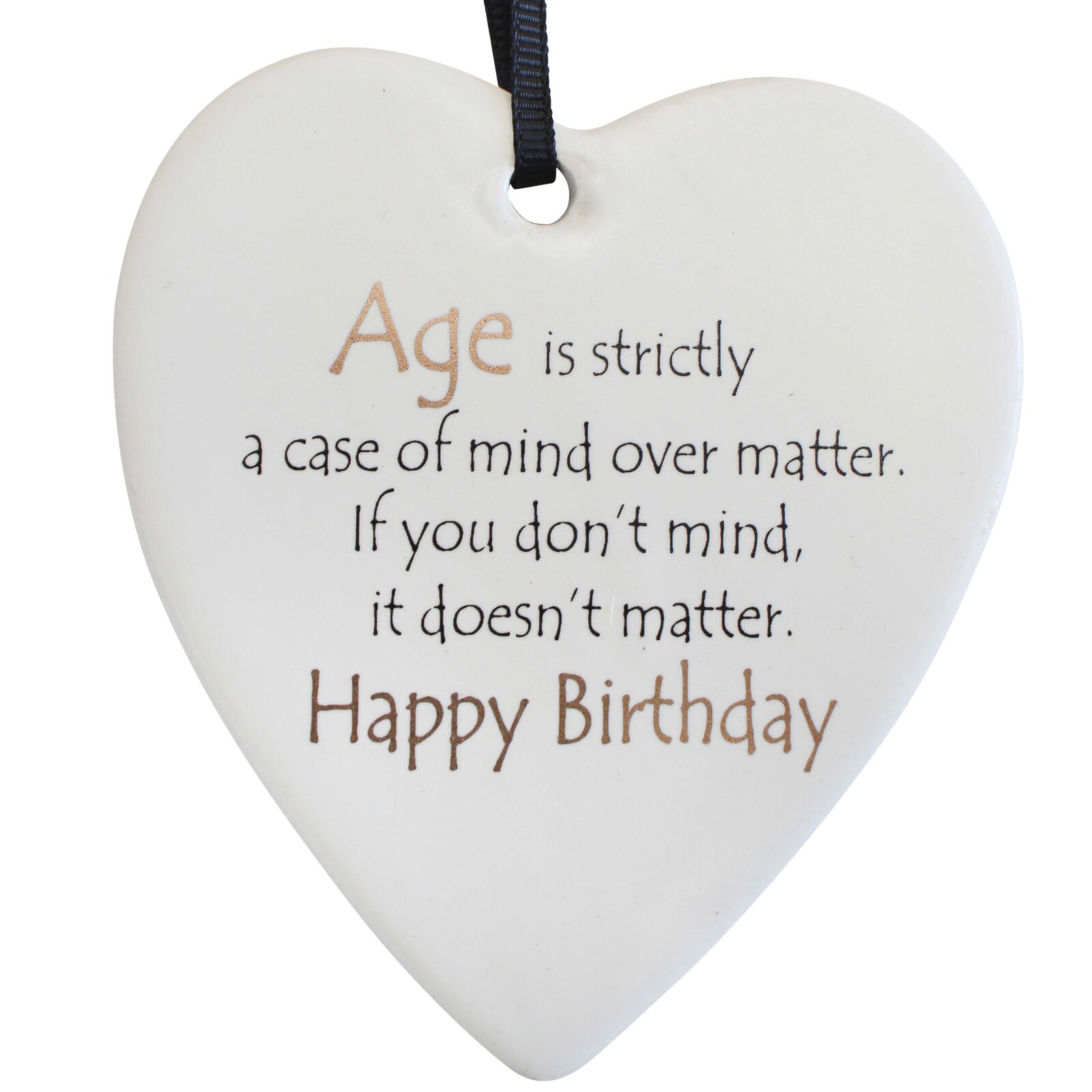 Hanging Heart Age Birthday