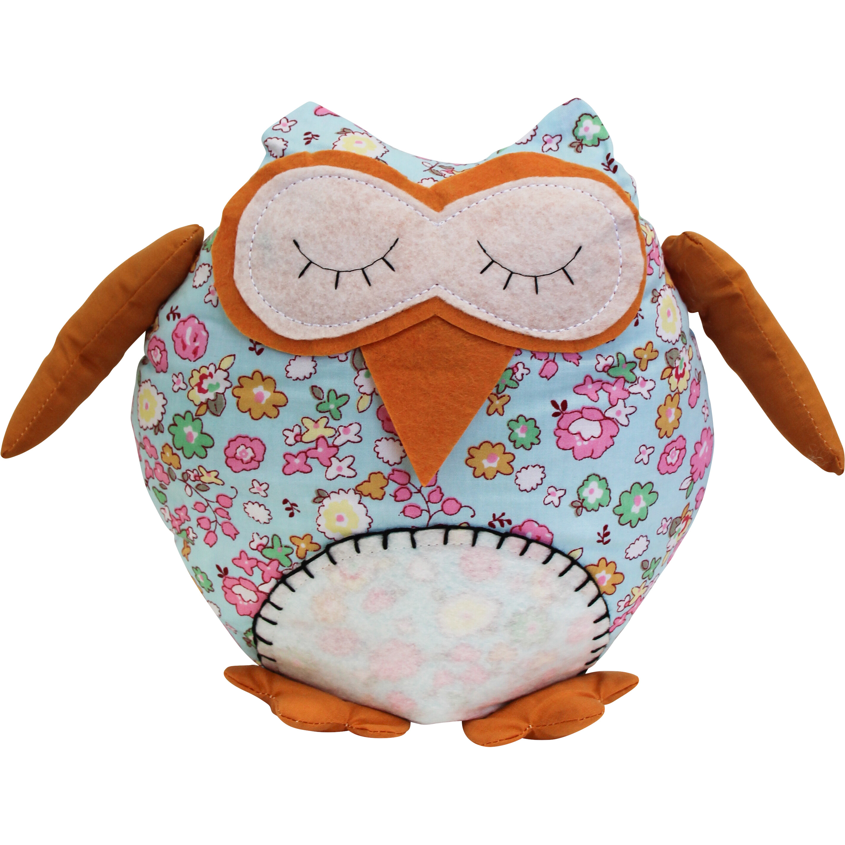 Doorstop Floral Owl