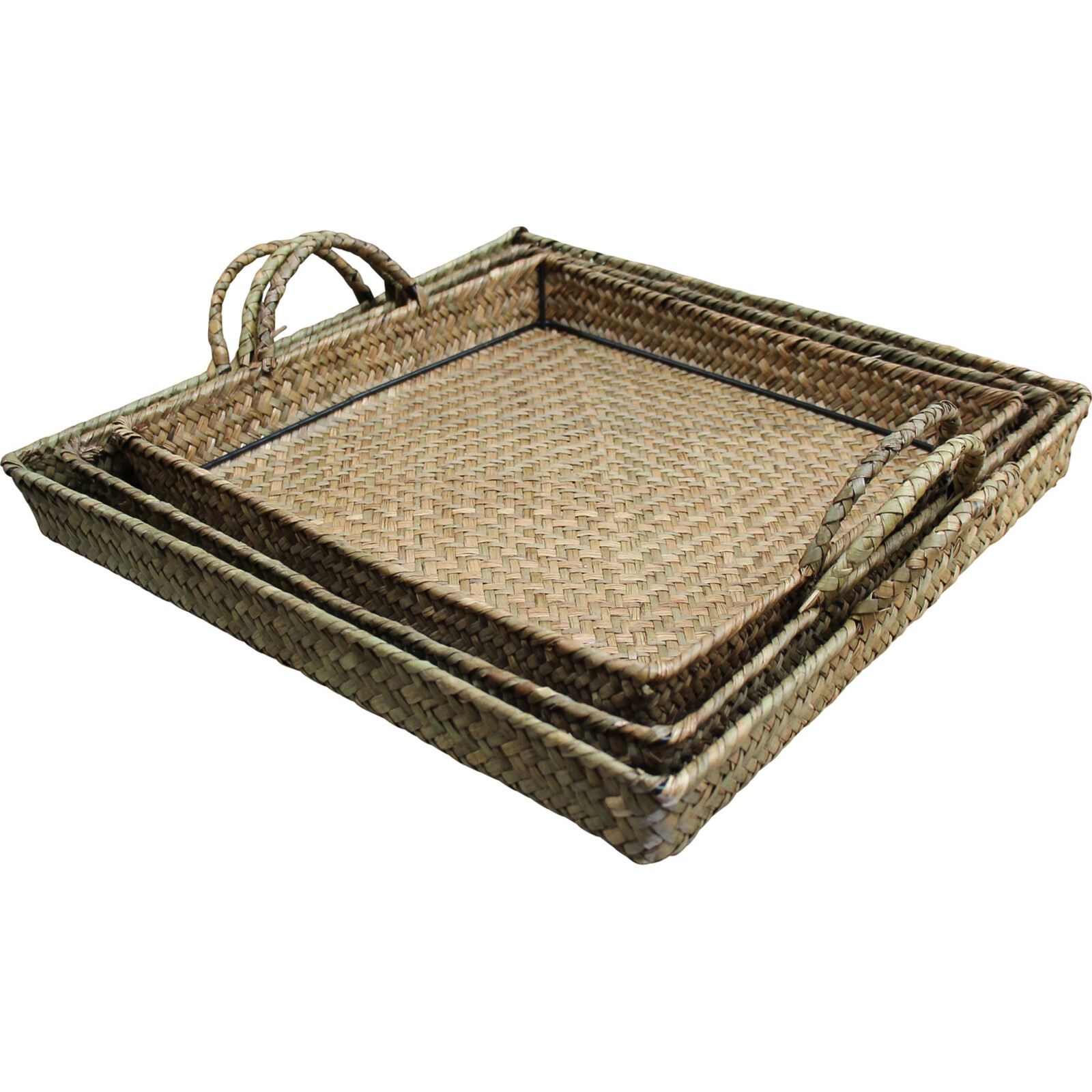Woven Tray S/3 Natural