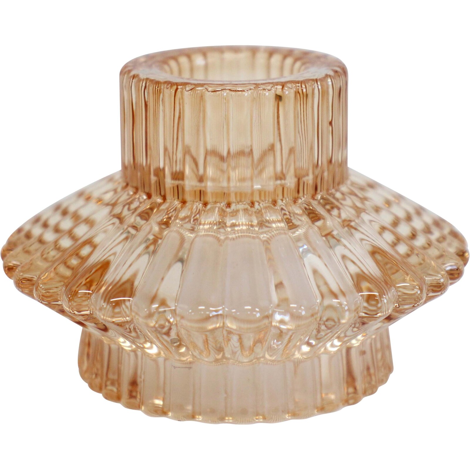 Double Sided Candle Holder Toffee
