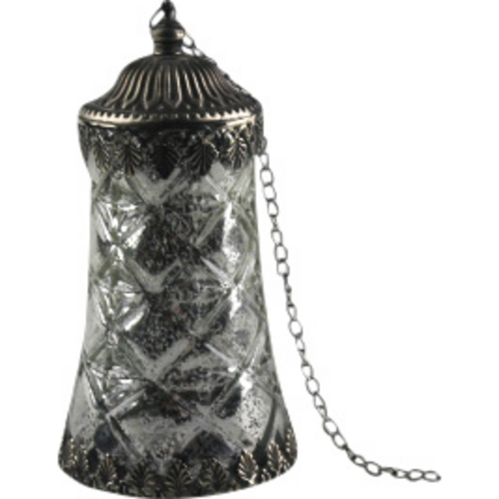 Lantern LED Cross Silver