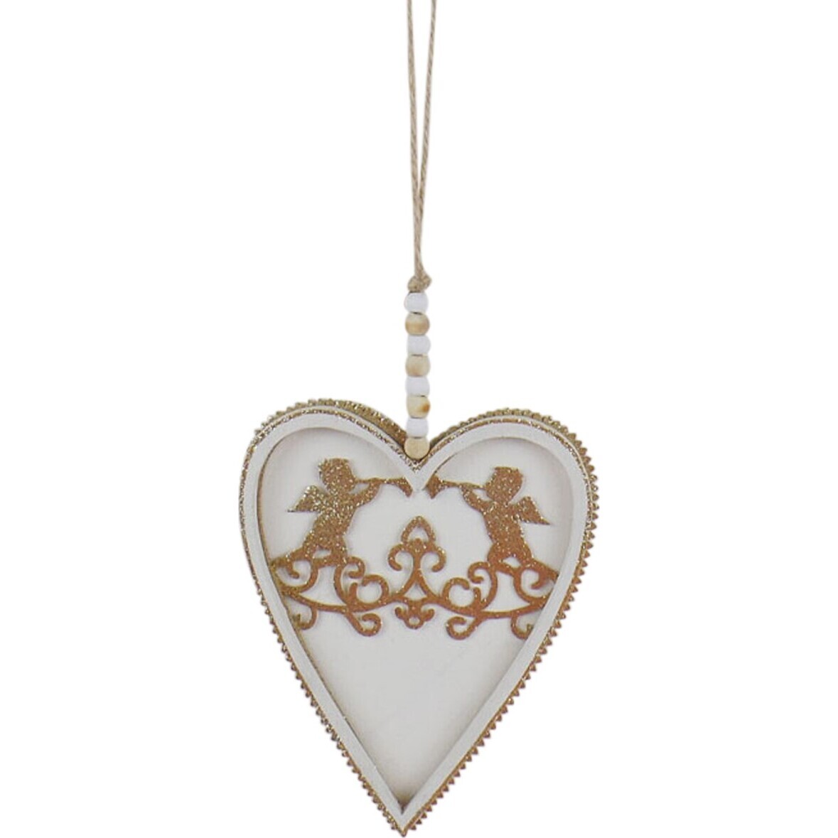 Hanging Heart Cherubs