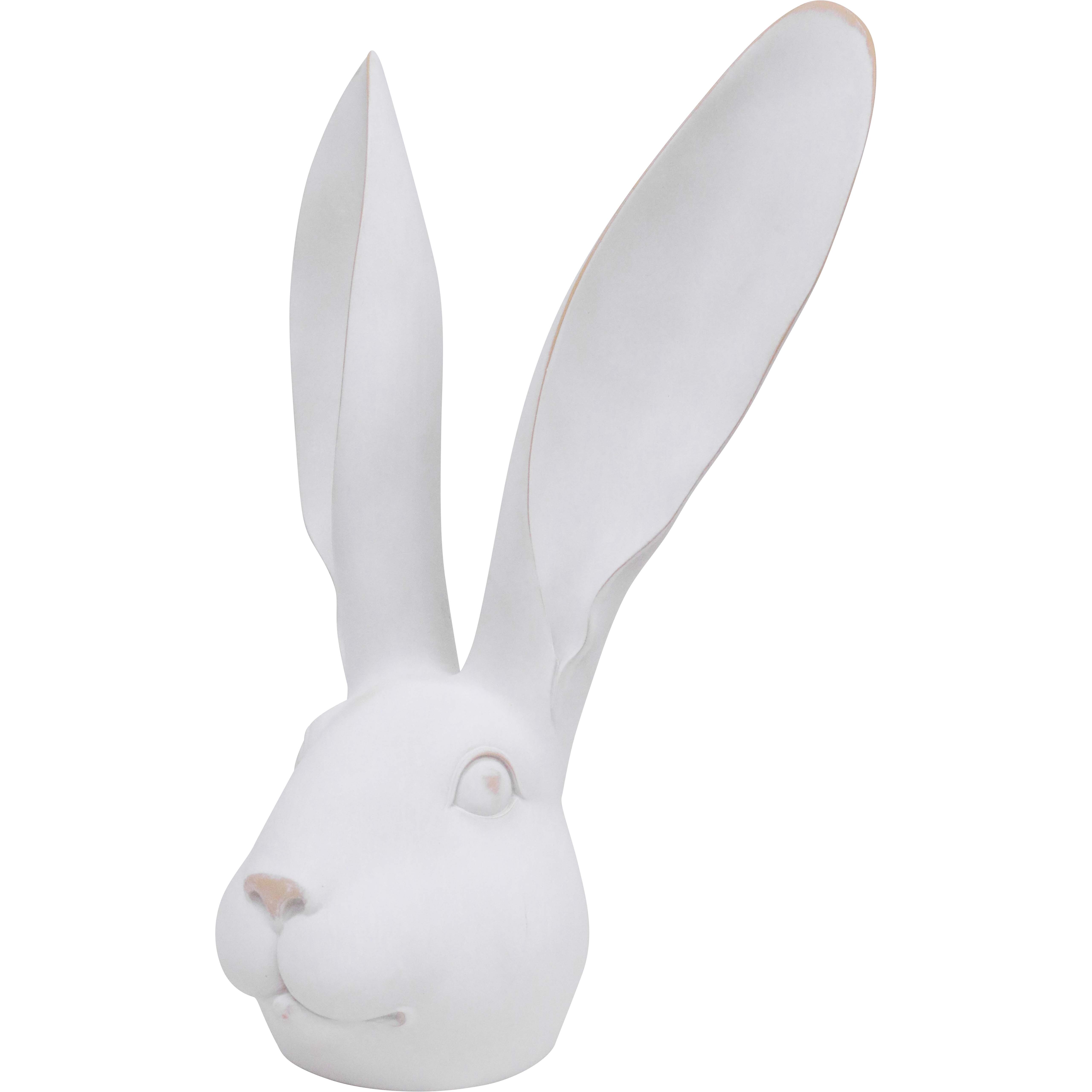 Hare Head XL Rustic White