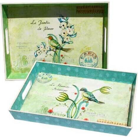 Trays - Jardin Birds set 2