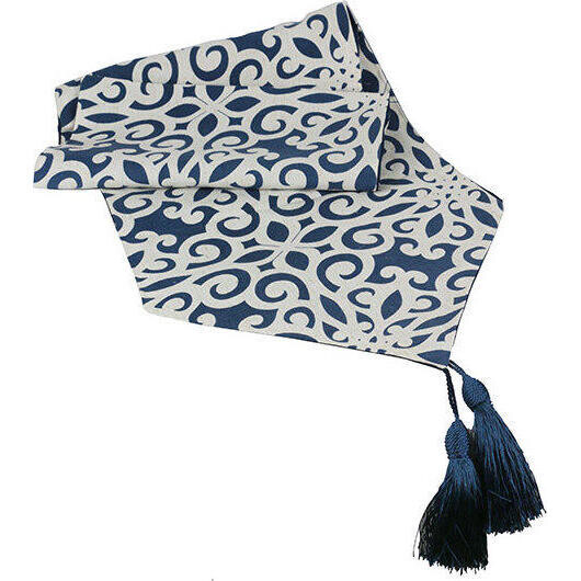 Table Runner Morroc Navy