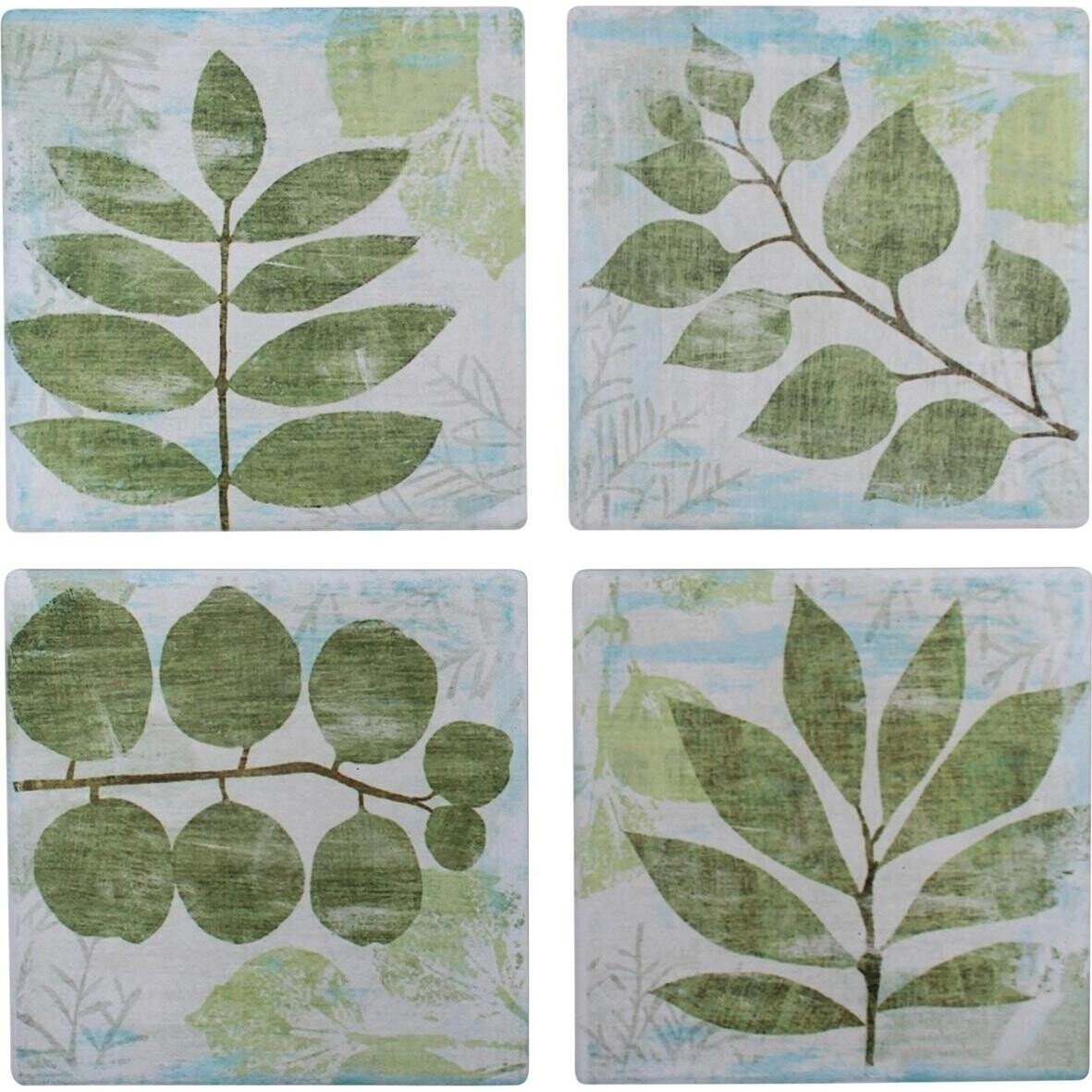 Coasters Green Leaves Asstd