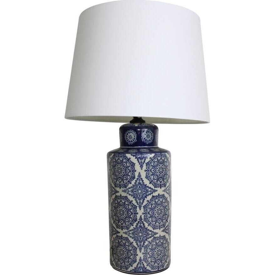 Lamp Flake Motif Navy Set