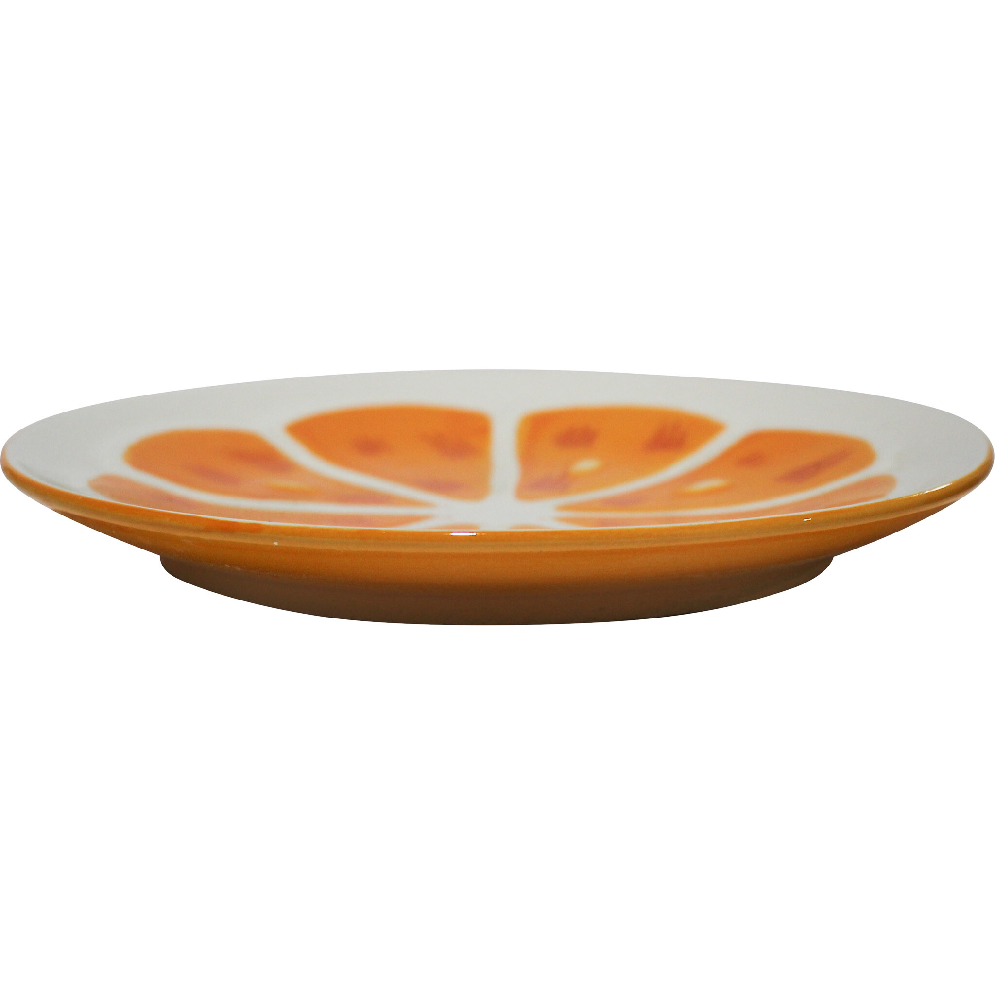 Plate Orange Burst