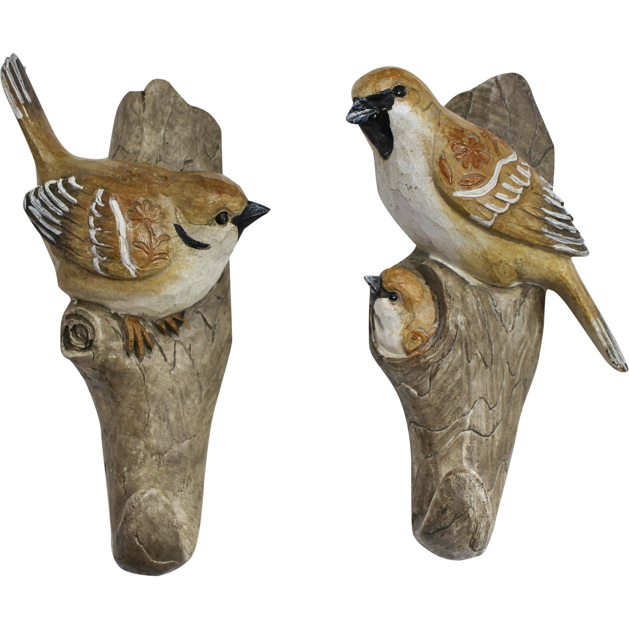 S/2 Bird Wall Hangers