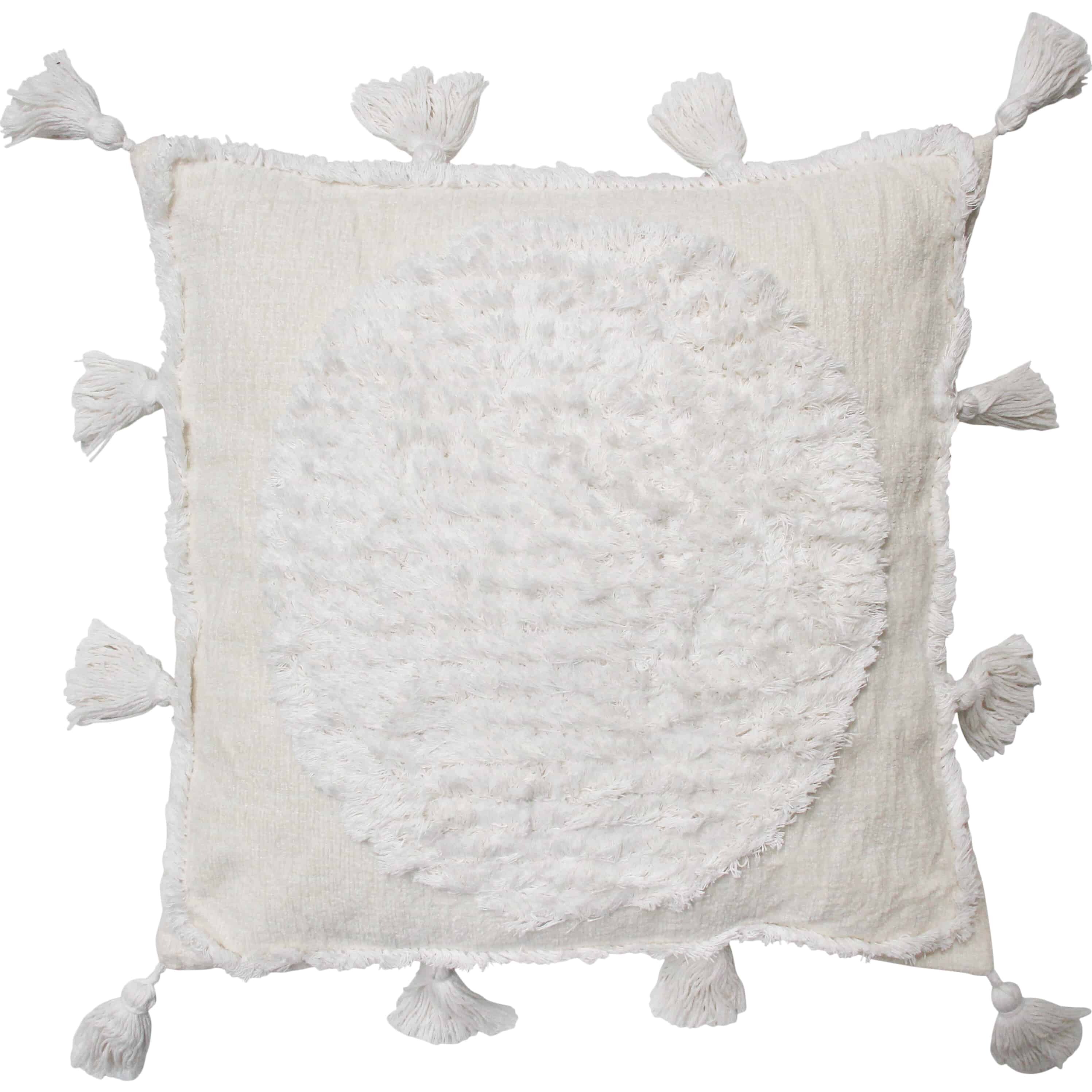 Cushion White Circle