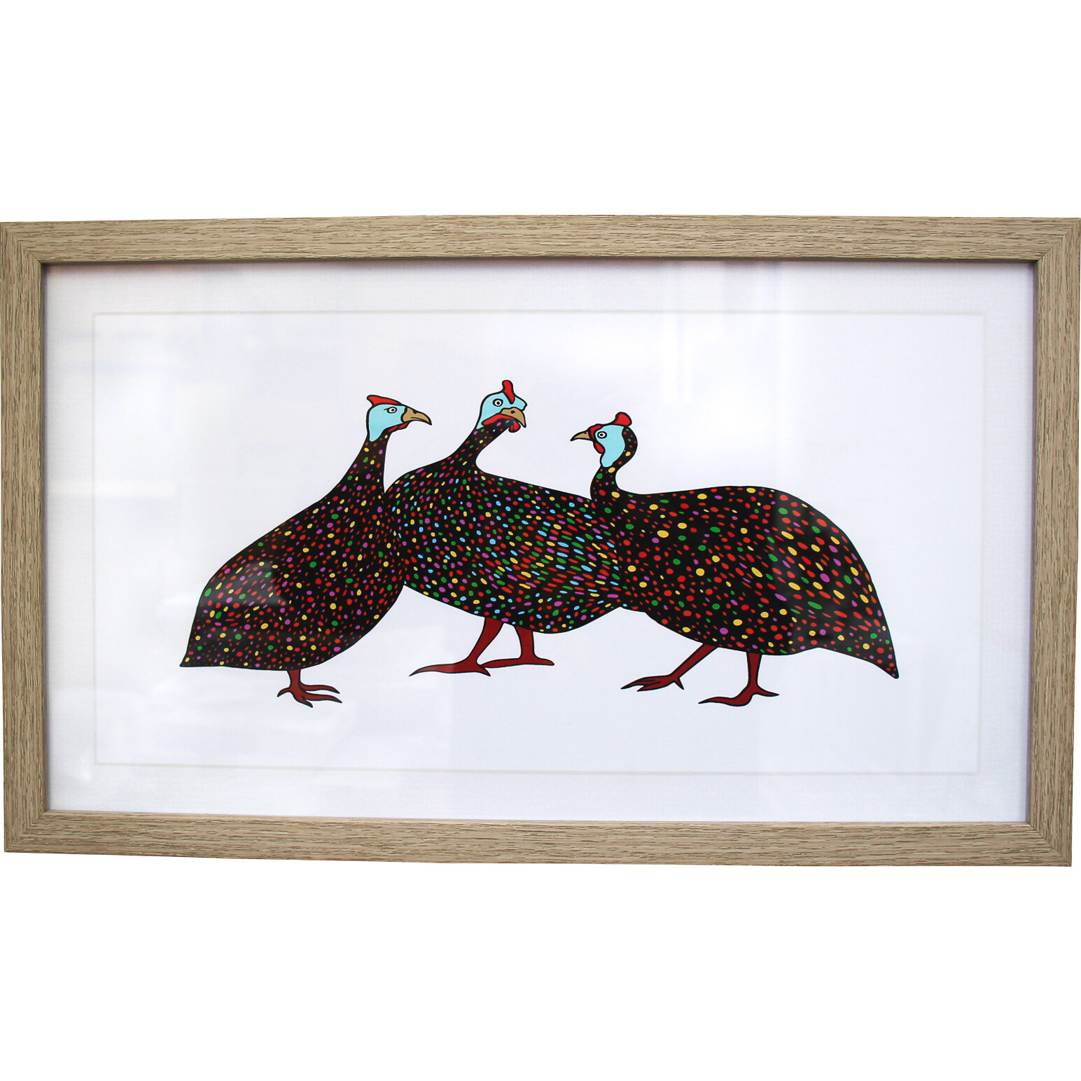 Framed Print Retro Guinea's