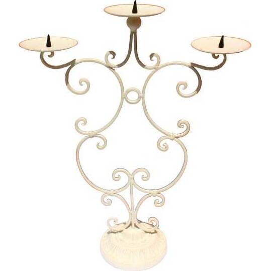 Candleholder - Riccolo Triple Cream