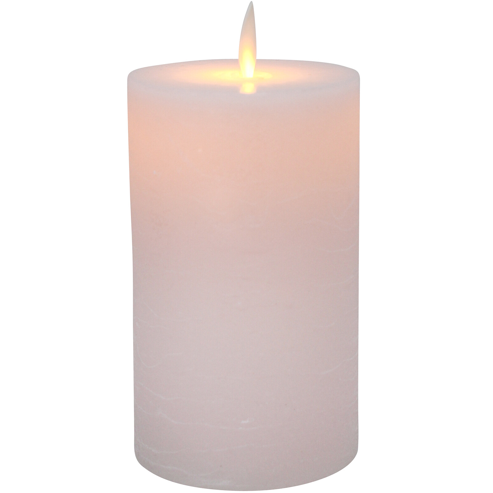 Flameless Candle Pink Med