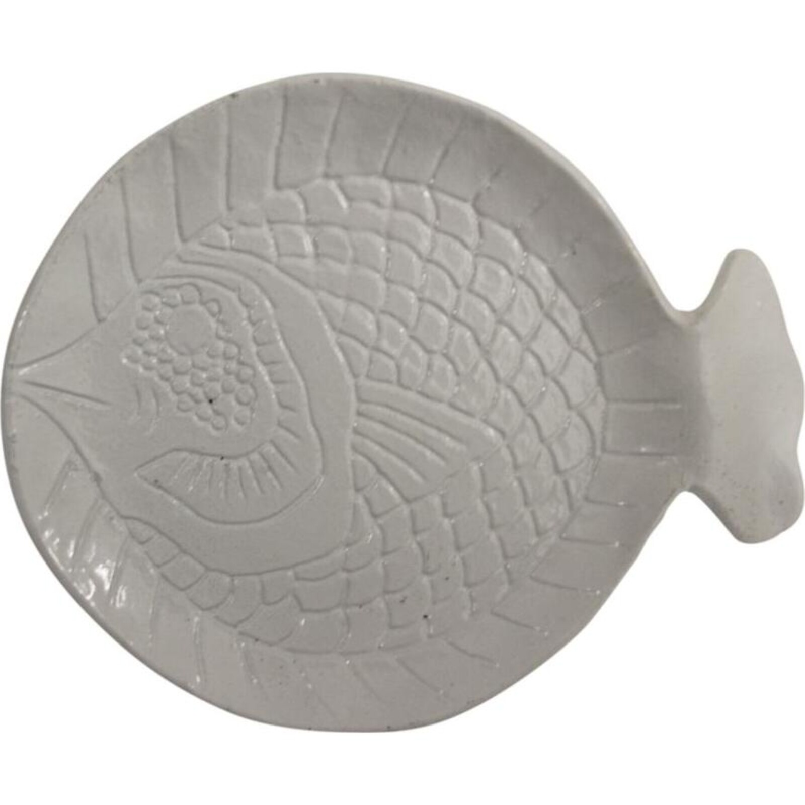 Plate Fish White