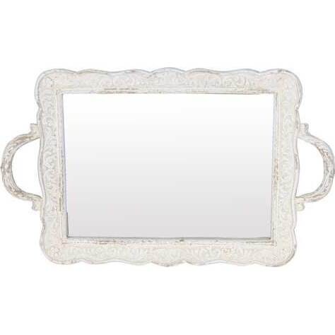 Mirror Tray Scallop Leaf