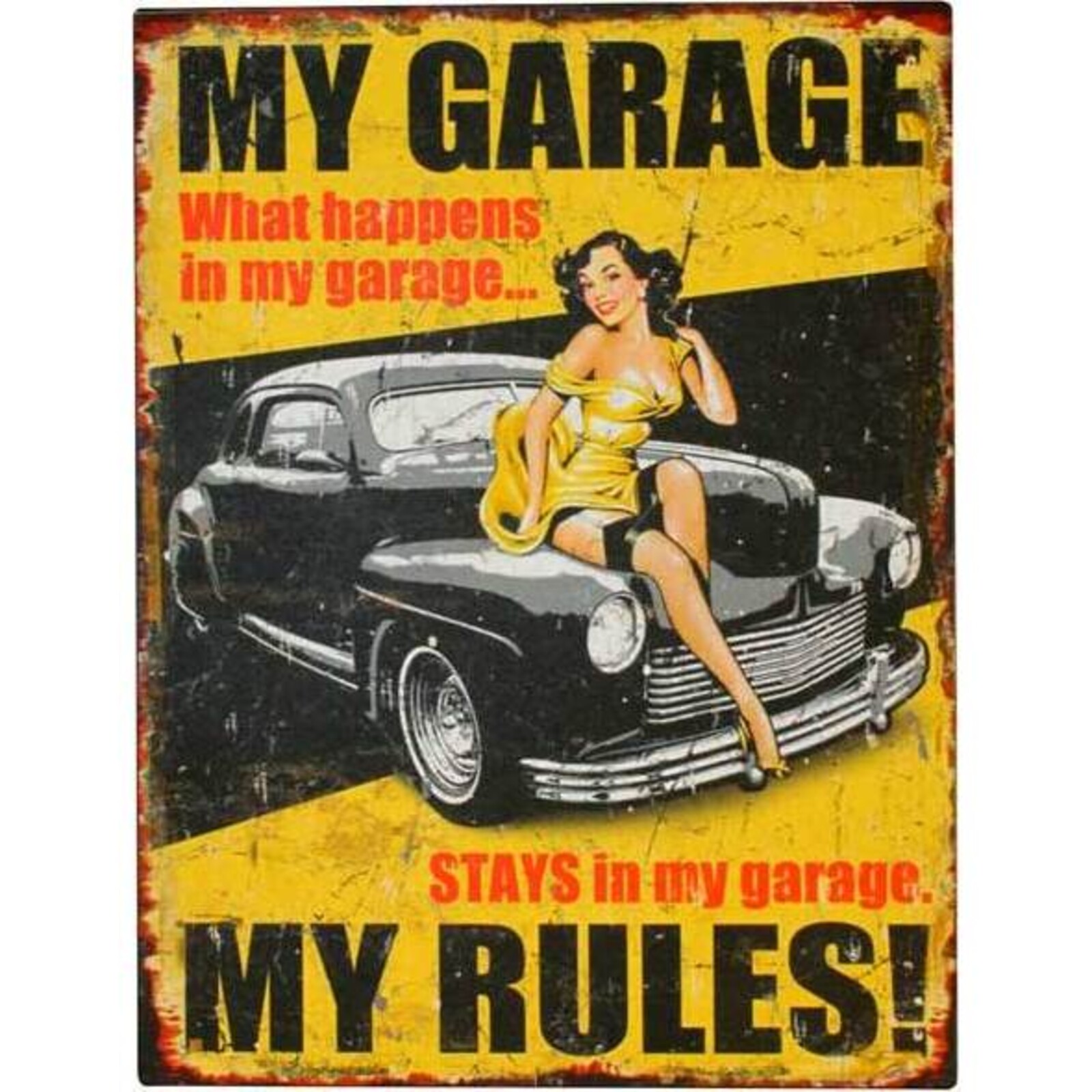 Tin Sign - My Garage