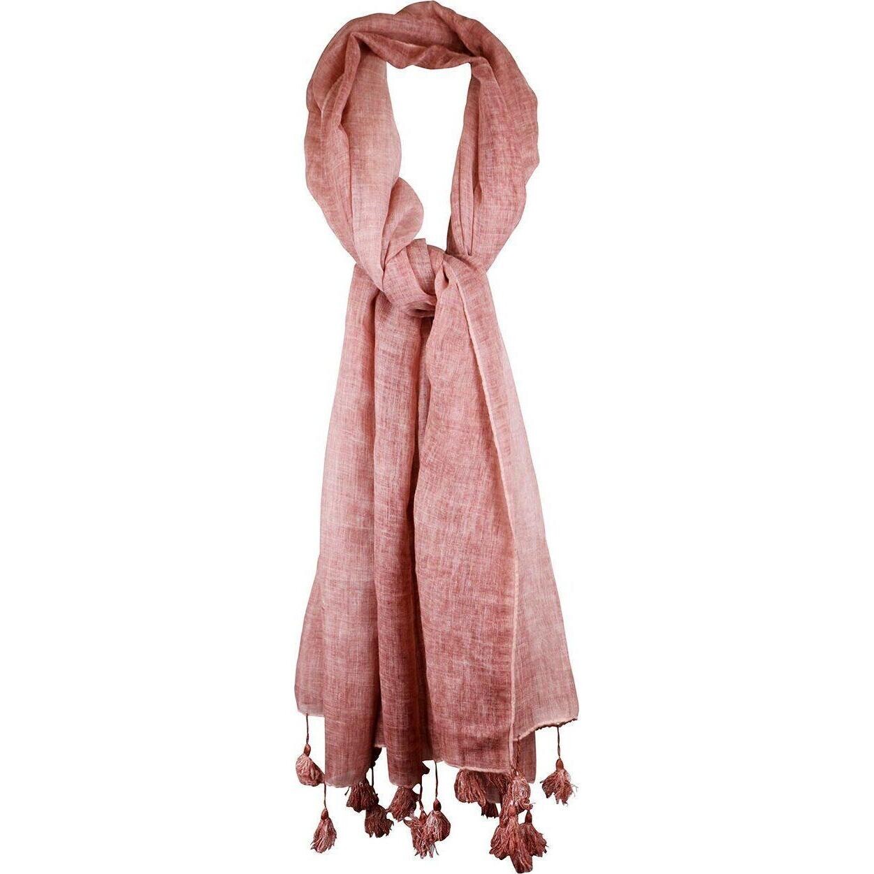 Scarf Soft Red Tassle