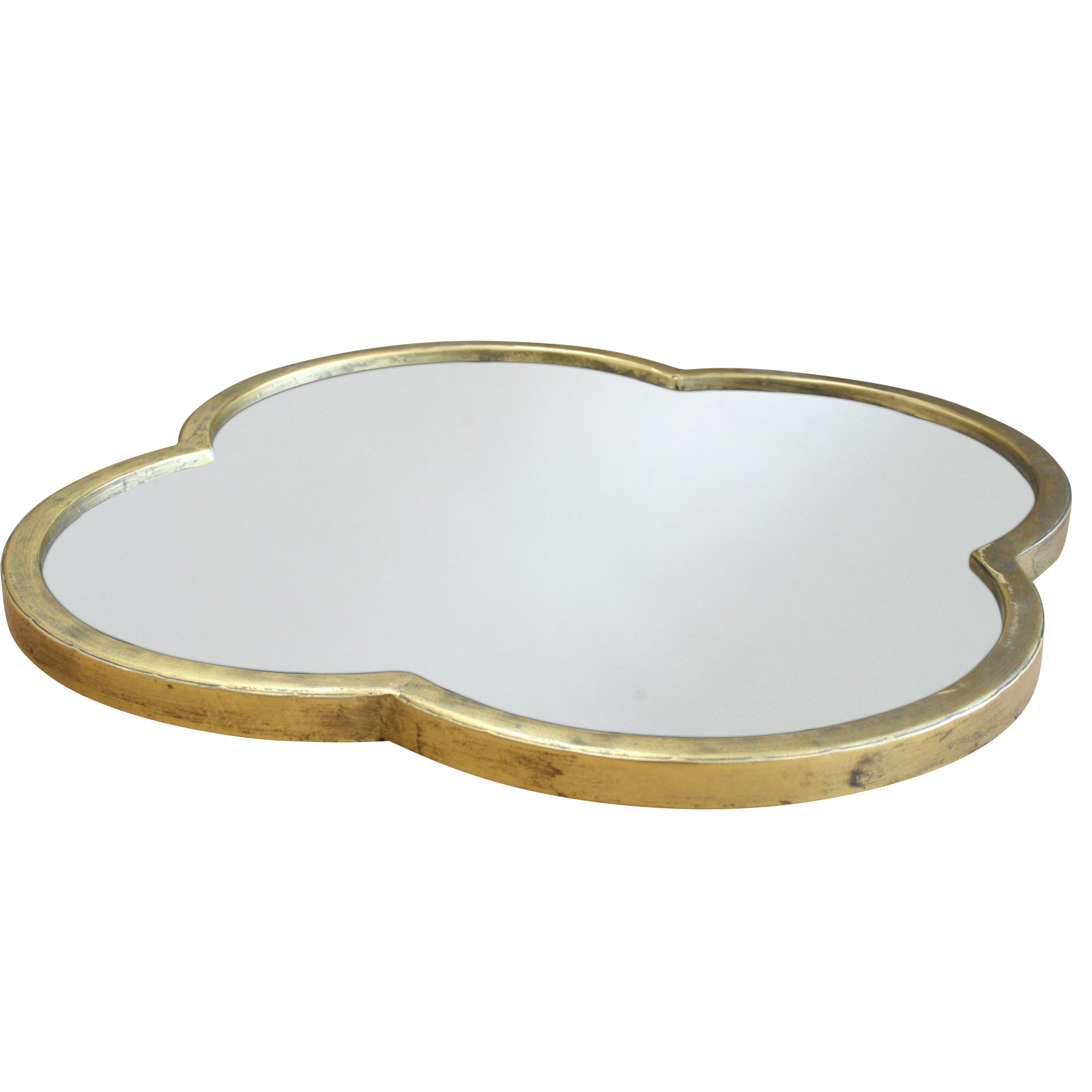 Tray Clover Brass