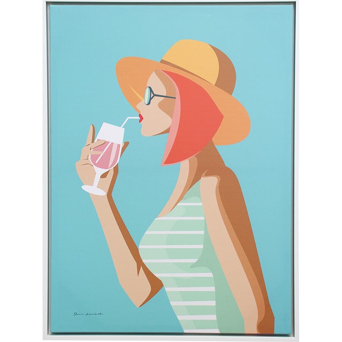 Framed Canvas Retro Summer 3