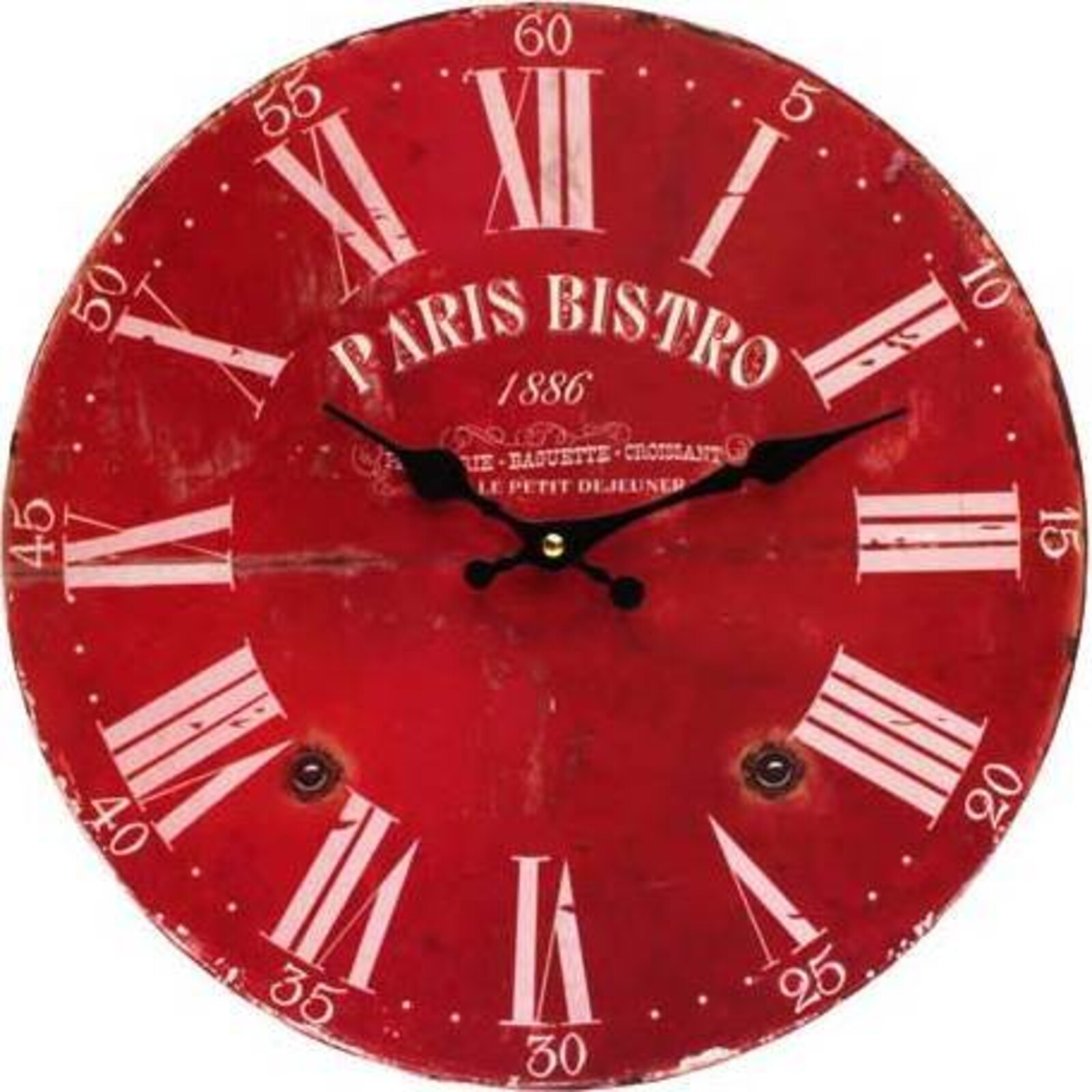 Clock Red Bistro