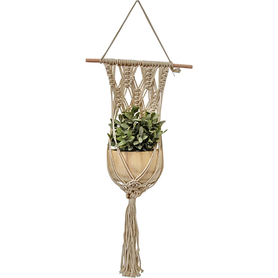 Hanging Macrame Bowl Plait