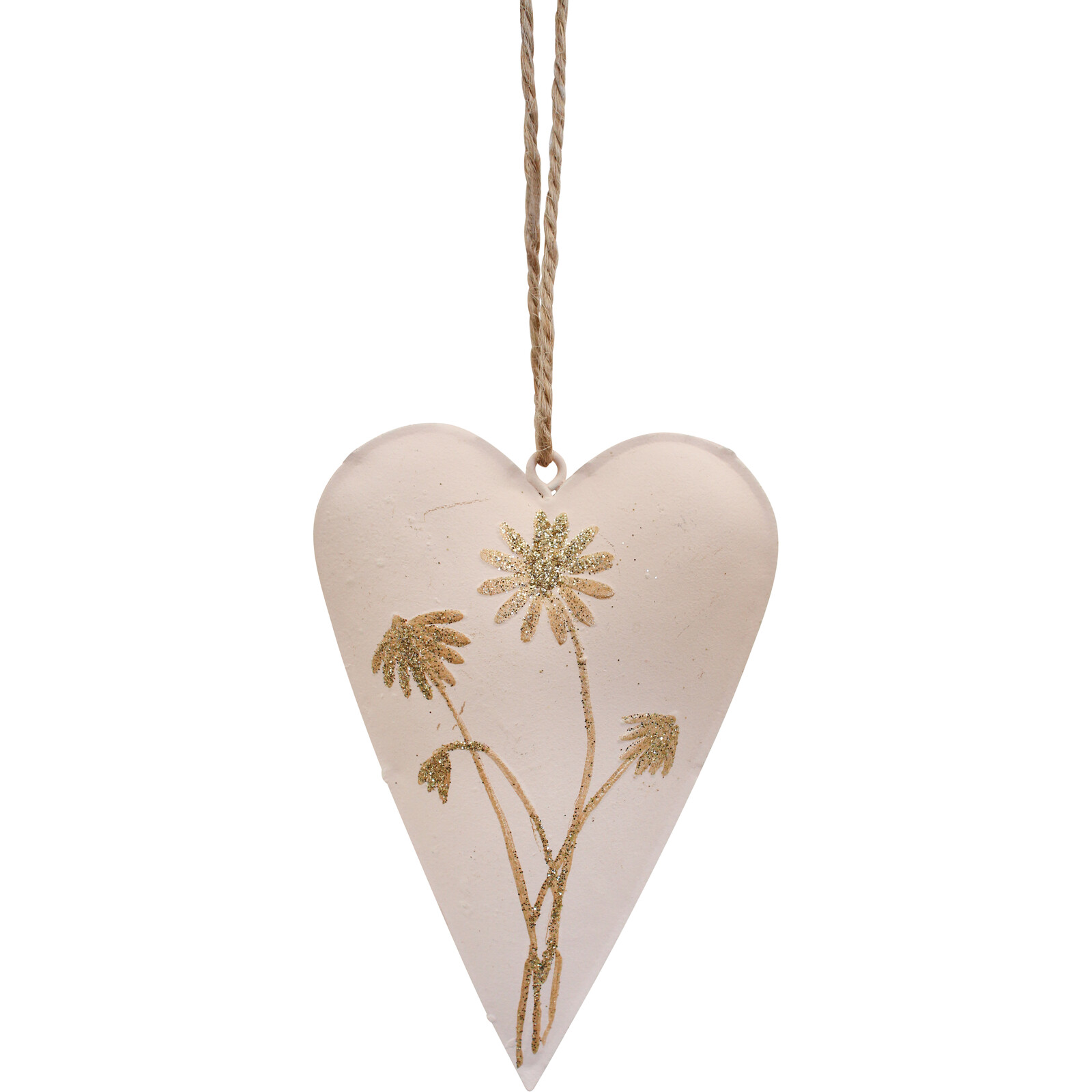 Hang Heart Botanical/Pink Gold