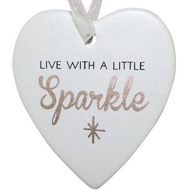 Hanging Heart Sparkle