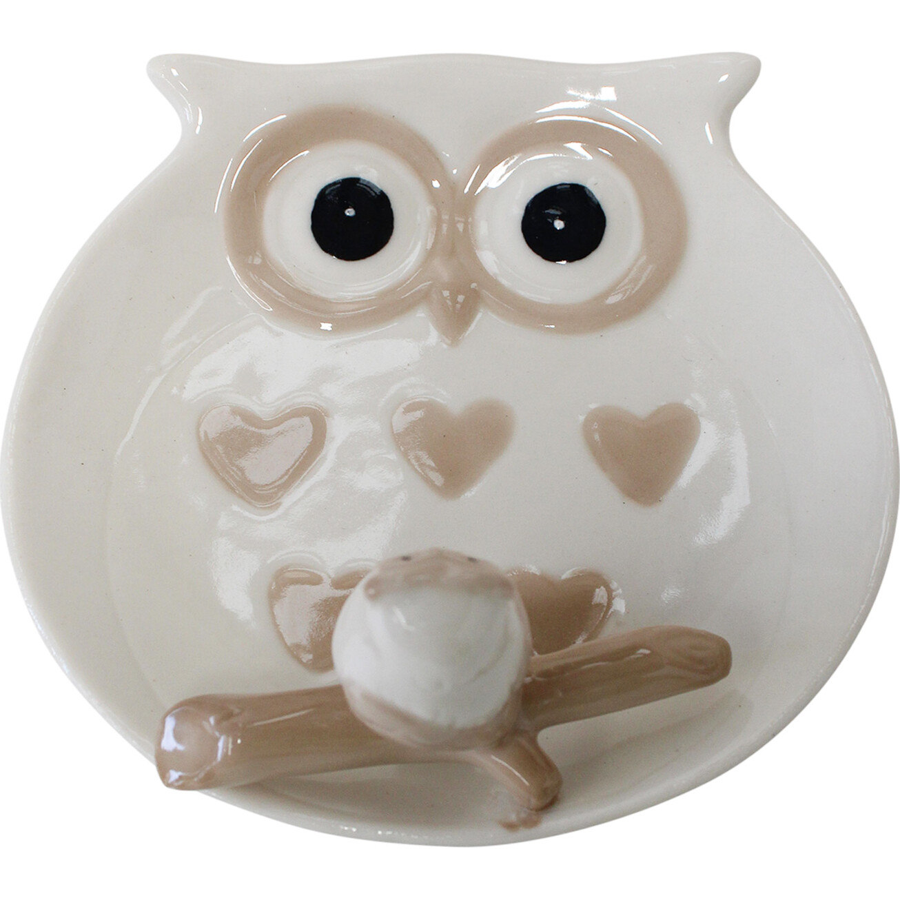 Owl Plate Natural