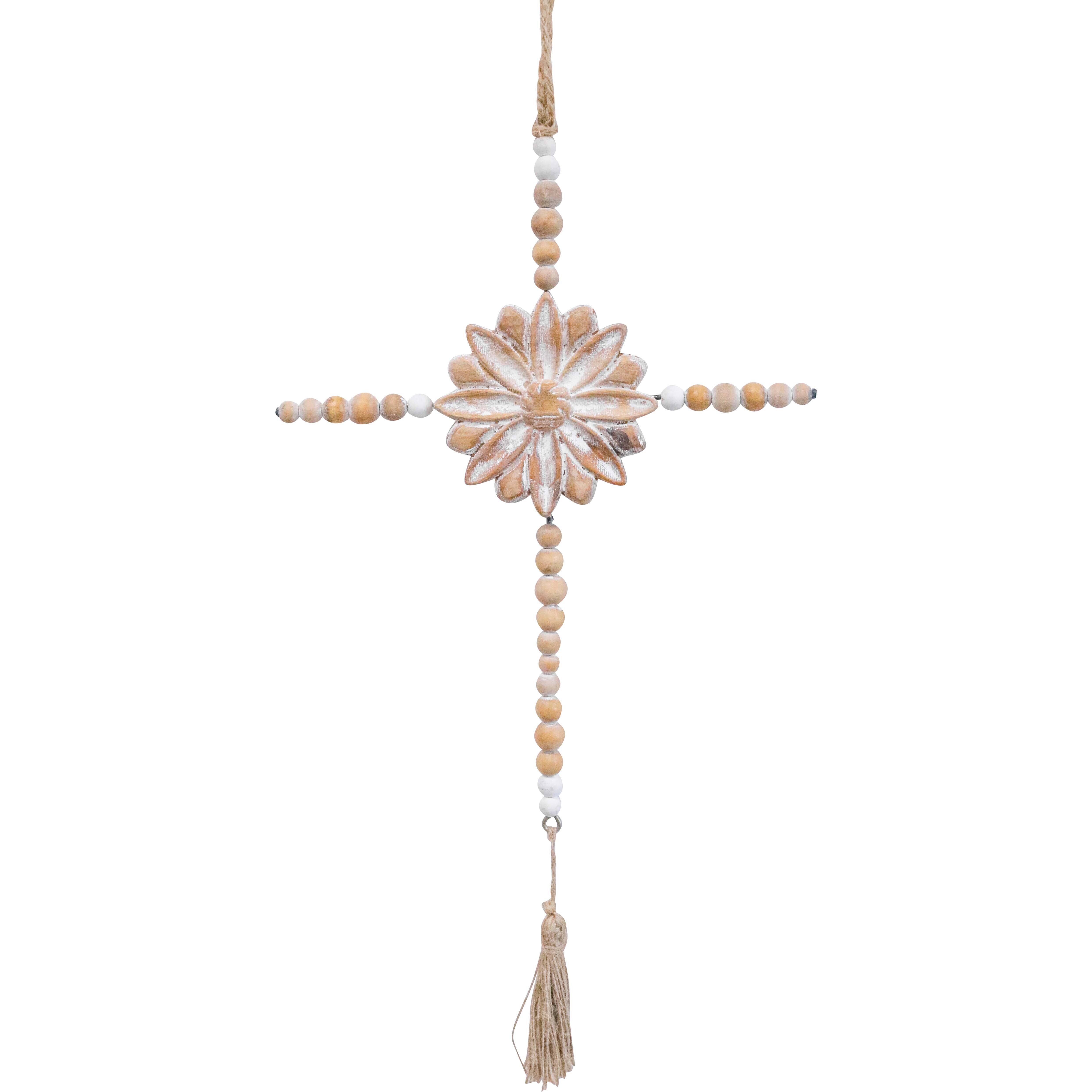 Cross Beaded Tassel