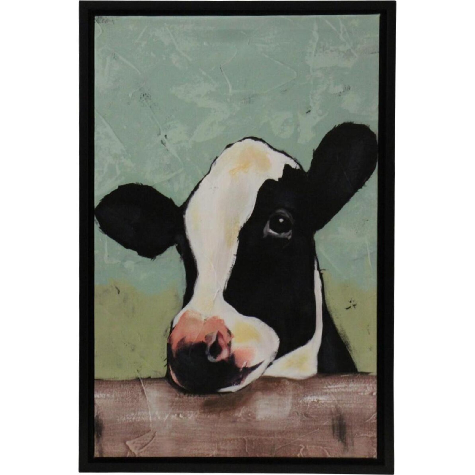 Canvas Nosy Neighbour Cow 2